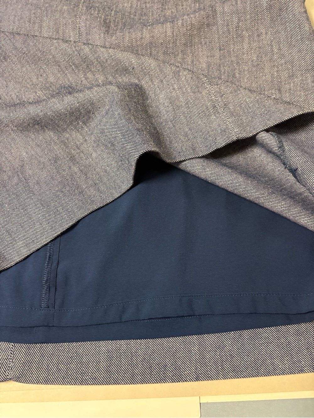 Talbots Women’s Chambray Button-Accent ALine Skirt size 6 - Picture 11 of 12